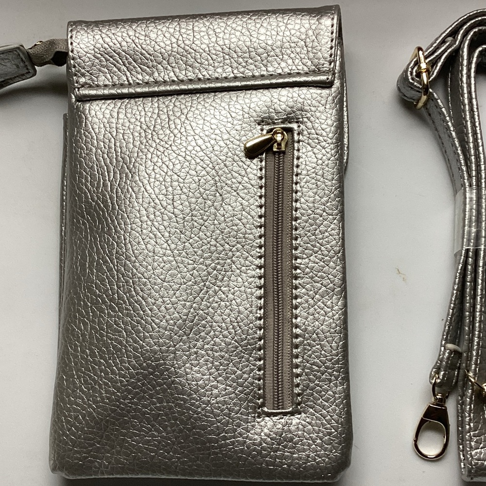Minicat Silver Phone Holster with Strap - Picture 3 of 5